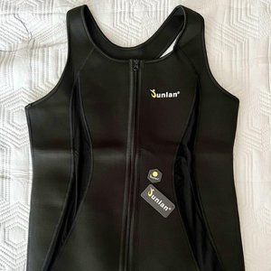 SUNLAND Sweat Vest Waist Trainer Neoprene / Black – NEW – Size XL